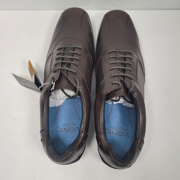 Vionic Hunter Men's Brown Leather Casual  Shoes US Size 13 NWT - Picture 7 of 10